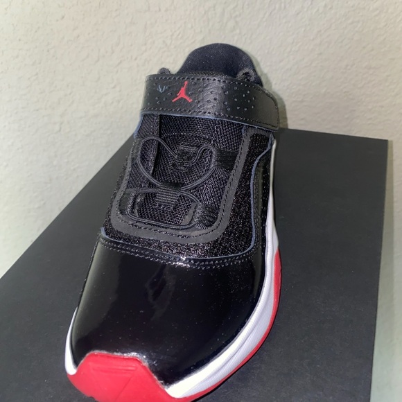 Jordan Kids Black and Red Sneakers
